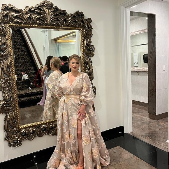 Teuta Matoshi Custom gown once worn at a wedding - Picture 3 of 3